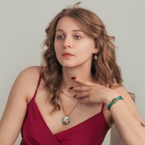 Серьги Fiore Luna, AE03790-2 G фото 2